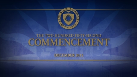 Thumbnail for Fall 2015 Undergraduate Commencement - December 19, 2015, 1:30pm