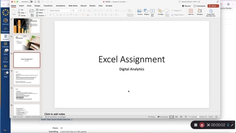 Thumbnail for Digital Analytics in Excel - Part 1 
