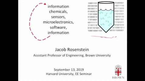 Thumbnail for entry EE Seminar Jacob Rosenstein 2019-09-13