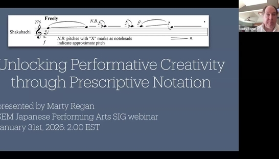 JPA Talk: Unlocking Performative Creativity through Prescriptive Notation