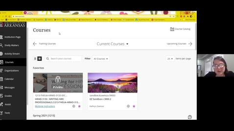 Thumbnail for Getting to Know the New Blackboard - 2021 TFSC Winter Teaching Symposium Break Out Session - Bray, Walters, Zawisza