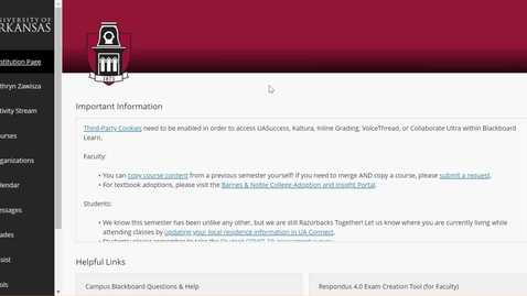Thumbnail for Blackboard Content Editor Update Spring 2021