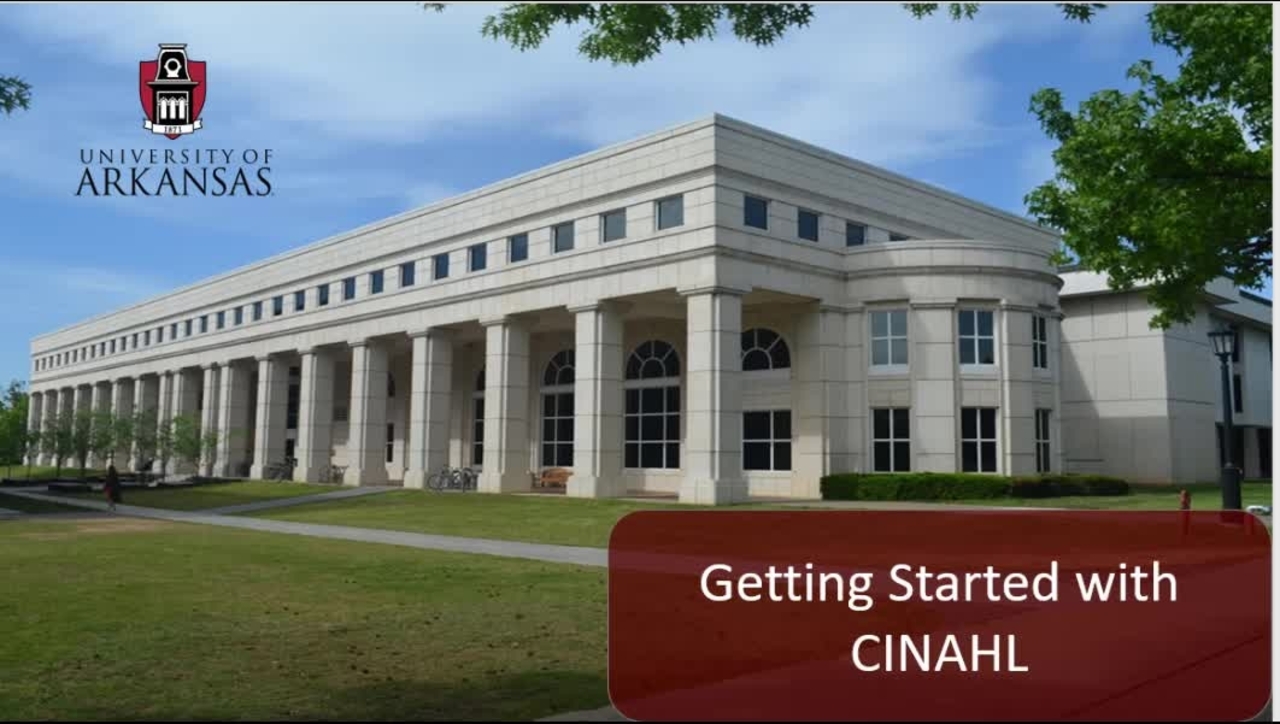 Getting Started with CINAHL