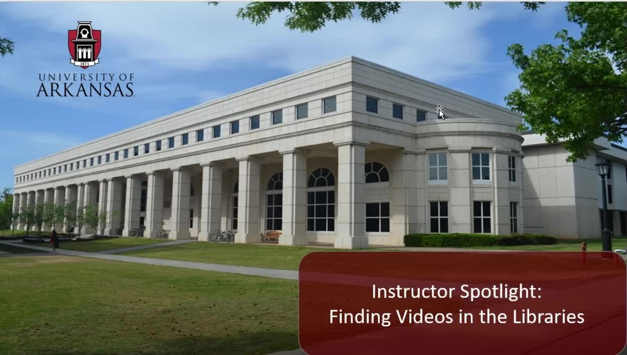 Instructor Spotlight: Finding Videos in the Libraries