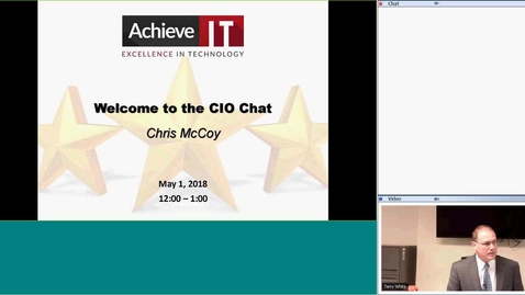 Thumbnail for CIO Chat - 01 May 2018