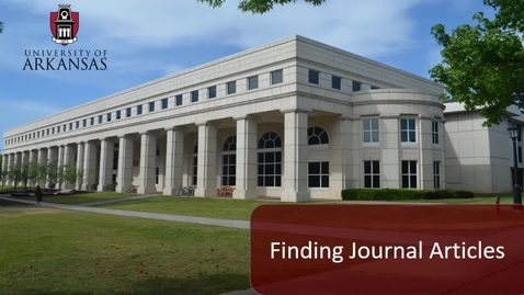 Thumbnail for Finding Journal Articles