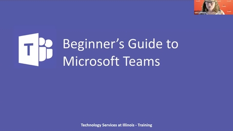 Thumbnail for entry Beginner's Guide to Teams