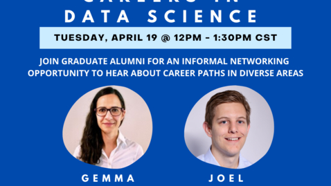 Thumbnail for entry Graduate Careers Exploration Week: Careers in Data Science