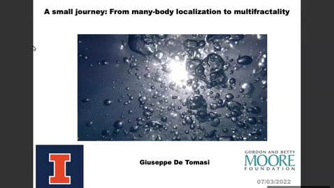 Thumbnail for entry ICMT Seminar Giuseppe de Tomasi 3_20_2022