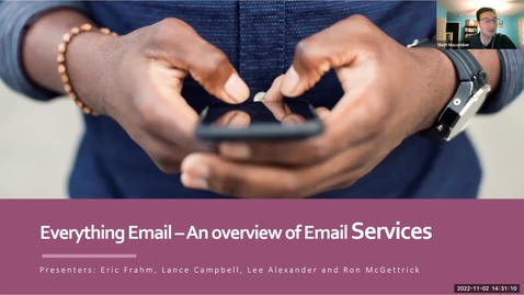 Thumbnail for entry Everything Email - An Overview of Email Services