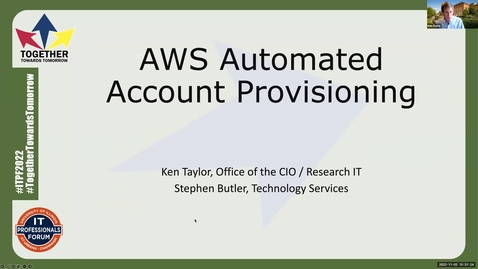 Thumbnail for entry AWS Automated Account Provisioning