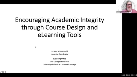 Thumbnail for entry Academic Integrity Strategies and Tools