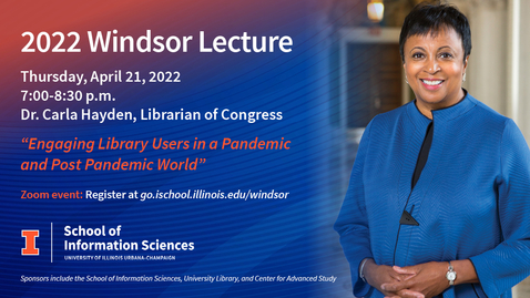 Thumbnail for entry 2022 Windsor Lecture: Dr. Carla Hayden