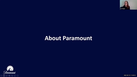 Thumbnail for entry Career Series: Technology &amp; UX with Paramount