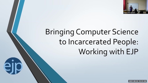Thumbnail for entry COLLOQUIUM: Michael Muneses, &quot;Bringing Computer Science to Incarcerated People: Working with EJP&quot;