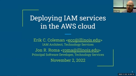 Thumbnail for entry Deploying IAM Services in the AWS Cloud