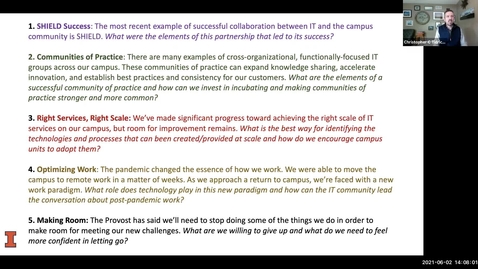 Thumbnail for entry 4A - Enabling the Vision through Community BOF - Spring 2021 IT Pro Forum