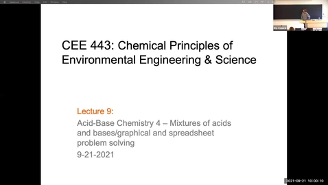 Thumbnail for entry CEE 443 Lecture
