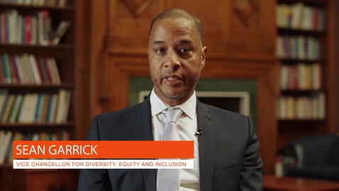 Thumbnail for entry Vice Chancellor for Diversity, Equity and Inclusion: Sean Garrick