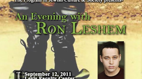 Thumbnail for entry An Evening With Ron Leshem