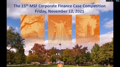 Thumbnail for entry 2021 MSF Corporate Finance Case Competition Information Session