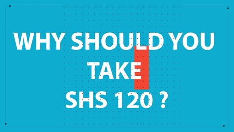 Thumbnail for entry SHS 120 Promotional Video