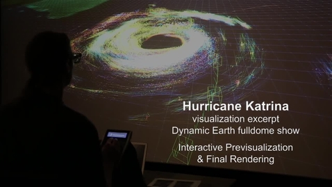 Thumbnail for entry Hurricane Katrina Interactive Previsualization &amp; Final Rendering
