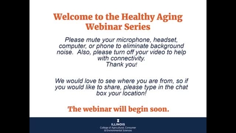 Thumbnail for entry Discover Aging - Finding Your Get Up and Go
