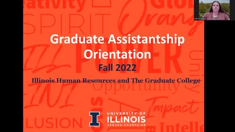 Thumbnail for entry Graduate Assistantship Orientation