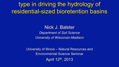 Thumbnail for entry NRES 2013 Spring Seminar Series - Nick J. Balster
