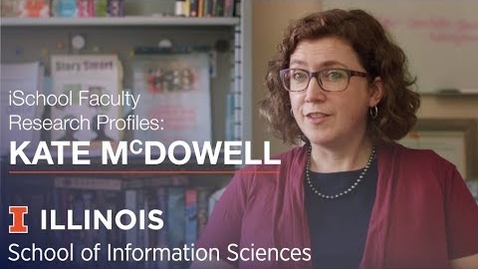Thumbnail for entry iSchool Faculty Research Profiles: Associate Professor Kate McDowell