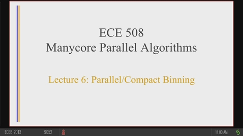 Thumbnail for entry ECE 508 E/ONL Fall 2021