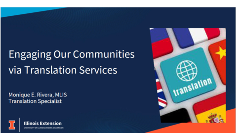 Thumbnail for entry EXT Comms: Extension Translation Services