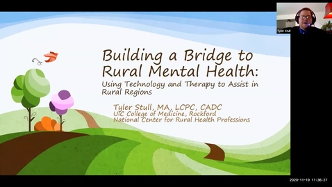 Thumbnail for entry BHWELL CEU event 11.19.2020 Rural Mental Health Video