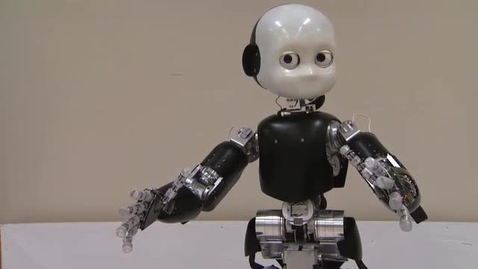 Thumbnail for entry Child-sized, artificially intelligent robot ICUB learns through experience
