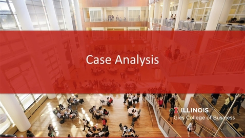 Thumbnail for entry Case Analysis