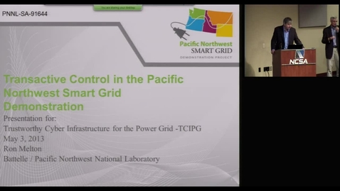 Thumbnail for entry Transactive Control in the Pacific Northwest Smart Grid Demonstration