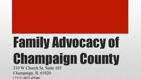 Thumbnail for entry Oliva_Family Advocacy