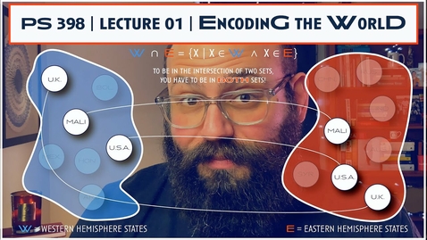 Thumbnail for entry Strategic International Relations | Spring 2021 | Lecture 01 | Encoding the World