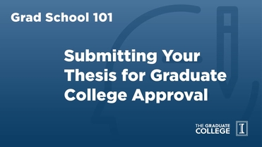 Submit Your Thesis For Graduate College Review And Deposit The