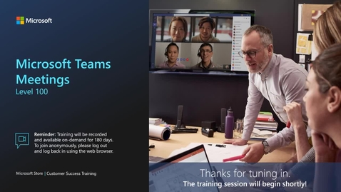 Thumbnail for entry Teams: Meetings