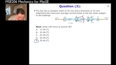 Thumbnail for entry MSE206-SP21-Lecture11_04_AverageStress_Example1-part2