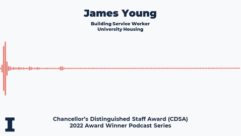Thumbnail for entry James Young - Chancellor's Distinguished Staff Award (CDSA) Award: 2022 Winner
