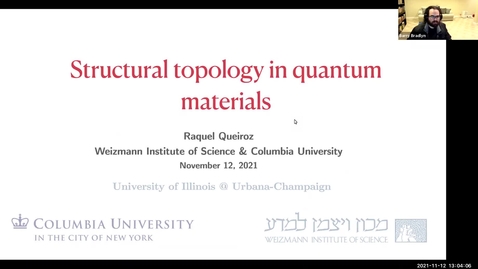 Thumbnail for entry Condensed Matter Seminar - Raquel Queiroz, Columbia University