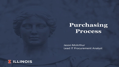 Thumbnail for entry Fiscal Enrichment Series 2 - Purchasing Process