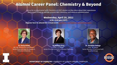 Thumbnail for entry Alumni Career Panel Chemistry and Beyond (April 20, 2022)