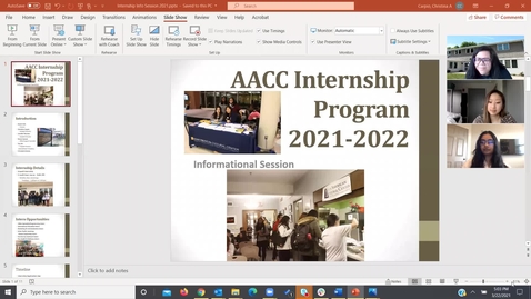 Thumbnail for entry AACC Internship Informational 2021-2022