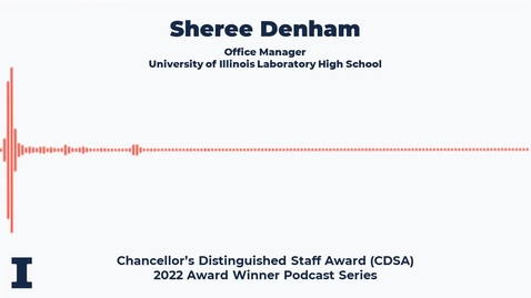 Thumbnail for entry Sheree Denham - Chancellor's Distinguished Staff Award (CDSA) Award: 2022 Winner