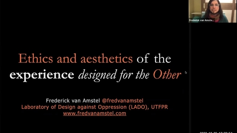Thumbnail for entry Visitor Talk: Frederick van Amstel