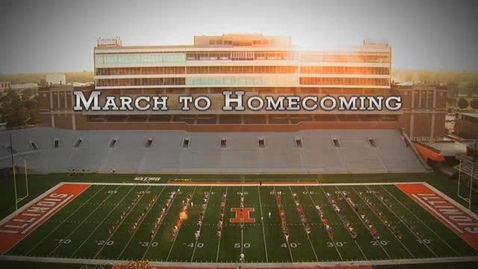 Thumbnail for entry Marching Illini: March to Homecoming